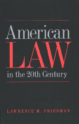 Download American Law in the 20th Century