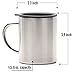 Insulated Coffee Mug Set Of 2 - Double Wall Stainless Steel Coffee Mug - 14 Oz Insulated Coffee Cup Perfect For Hot / Cold Drinks