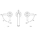 Enzo Rodi Two-handle High-arc Lead-free Brass Widespread Bathroom Faucet with Ceramic Valve and Full-copper Lift Pop Up Drain Assembly, Chrome, ERF2313346CP-10