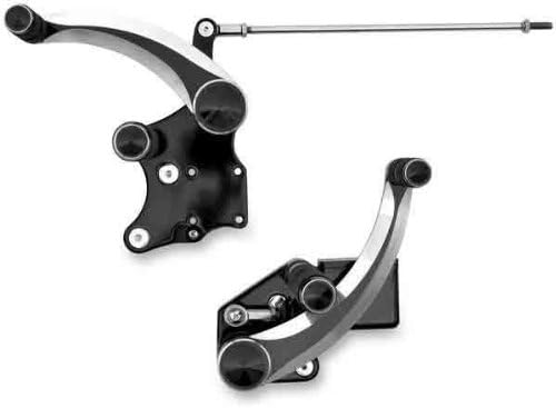 Accutronix Forward Controls with Master Cylinder - Diamond - Night Series FC106-SIN