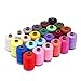 Candora Sewing Thread Assortment Coil 24 Color 1000 Yards Polyester Thread Sewing Kit All Purpose Polyester Thread for Hand and Machine Sewing