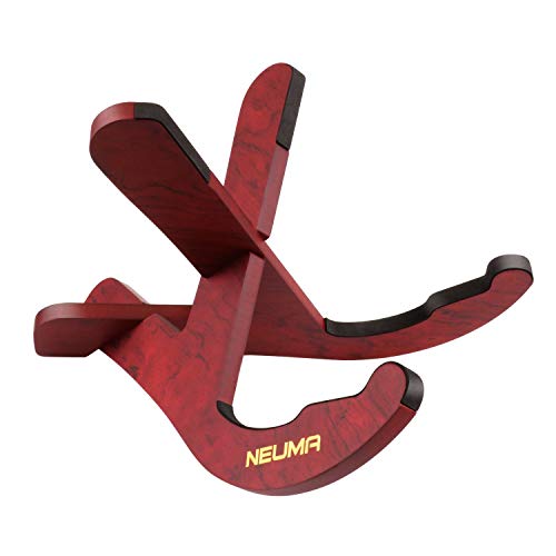 NEUMA Guitar Stand Wooden Musical Instrument Stand Portable Stand for Acoustic Electric Classical Guitars Bass Banjo