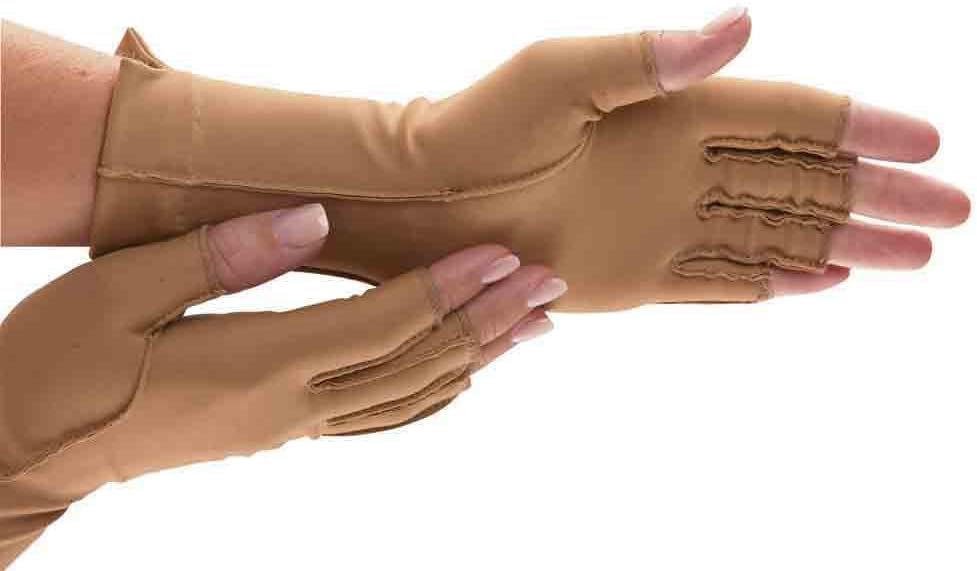 Isotoner - Arthritis Gloves, Open Finger, Medium Size