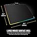 CORSAIR MM800C Polaris RGB Mouse Pad - Cloth Surface - 15 RGB LED Zones - USB Passthrough - High-Performance Mouse Pad Optimized for Gaming Sensors