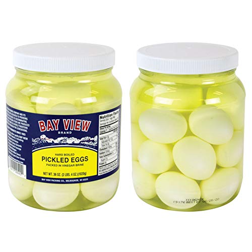 Amazon Com Bay View Pickled Eggs 2 Jars Grocery Gourmet Food