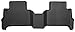 Husky Liners Weatherbeater Floor Mats | Fits 2015-2022 Chevrolet Colorado & GMC Canyon, Crew Cab | 2nd Row, 1-pc Black - 19111