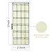 Large Size Over the Door Shoe Organizer, 24 Large Pockets Hanging Shoe Organizer with 4 Steel Hooks (22