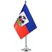 GentleGirl Haiti Flag Haitian Flag Table Flag,Desk Flag,Office Flag,International World Country Flags Banners,Festival Events Celebration,Office Decoration,Desk,Home Decoration