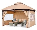 ABCCANOPY Gazebo with Curtains 10x10 - Outdoor