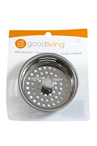 Good Living Universal Stainless Steel Sink Strainer with No Installation Needed, 1-pack - Thumbnail 2