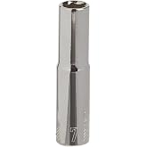 CRAFTSMAN Deep Socket, Metric, 1/4-Inch Drive, 7mm, 6-Point (CMMT44404)