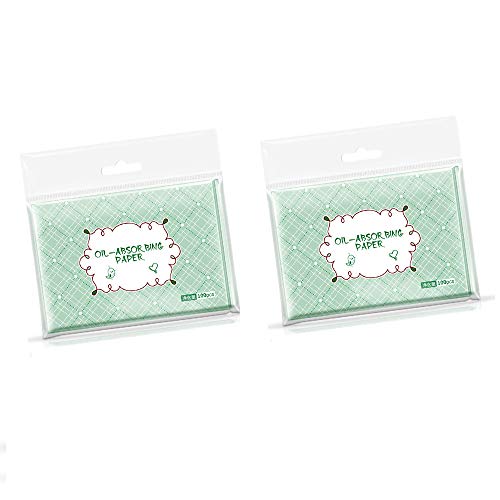 Tcplyn Premium Quality 100PCS/Pack Oil Absorbing Control Sheets Film Blotting Paper Face Makeup Clean