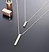 JYJ Layered Long Necklaces for Women Girls Multilayer Hammered Bar Pendant Necklace Lariat Choker Necklace Strands Bar Pendants (Gold)
