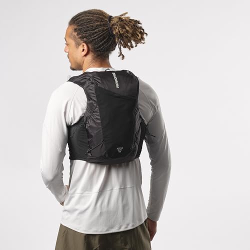 Active Skin 12 Unisex Running Vest Hiking Trail With Flasks Included, 12L, Easy Hydration, Precision Fit, and Optimized Storage