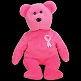 Ty Beanie Babies Aware Bean Bag Bear
