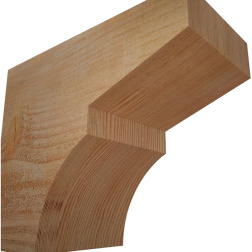 Ekena Millwork RFT06X10X12MON00RDF Monterey Rough Sawn Rustic Wood Rafter Tails…