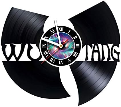 lokoARTplace Wu Tang Clan Hip Hop Group Wall Clock Made of Vinyl Record Great Gifts idea for Birthday Wedding Anniversary Women Friends (4)