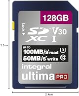 Integral 128GB SD Card U3 V30 UHS-I 100MB/s SDXC Premium High Speed view 7