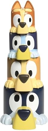 TOMY Toomies Bluey Family Pourers Nesting Cups Bath Time Officially Licensed view 4