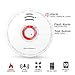 SITERLINK Smoke Detectors Battery Operated, Smoke Alarm with Test-Silence Button, Photoelectric Sensor Fire Alarms Smoke Detectors with LED Lights, UL Listed Fire Alarm for House, GS528A, 2 Packs