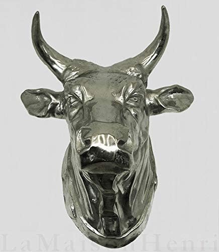 Dekorativer Kuhkopf Als Wandbehang Wandhanger 60cm Silber Decoracion De Cabeza De Vaca Como Colgador De Pared 60 Cm Plata Amazon Es Juguetes Y Juegos