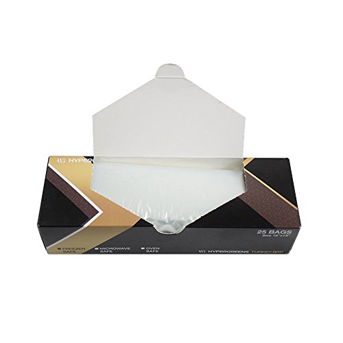 Hypergreens Turkey Oven Bags 25 Pack 16x18 Inch