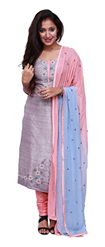 raw silk churidar materials