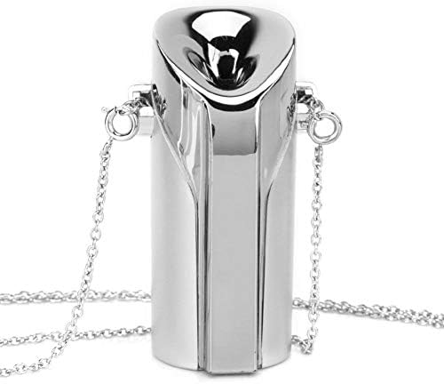 Wearable Negative Ion Air Purifier Hanging Neck USB Air Fresh Electronic Mask to Remove Smoke PM2.5 Formaldehyde Odor Low Noise,Silver