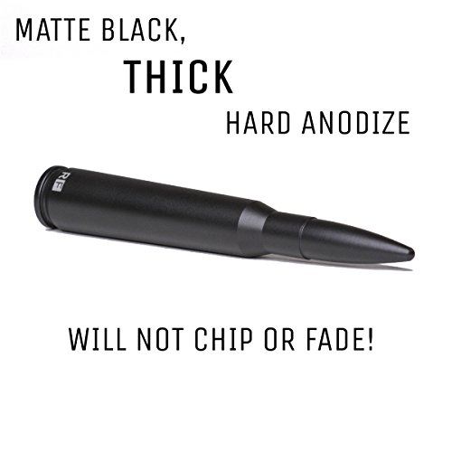 Bullet Antenna for Jeep JK Wrangler 2007-Present - Anti Theft Thread Locking - Short Replacement Antenna