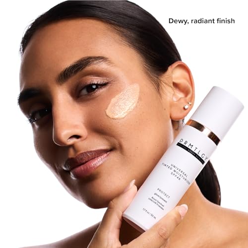 DRMTLGY Anti-Aging Tinted Moisturizer SPF 46 – Sheer Face Sunscreen & Lightweight Makeup with Broad Spectrum UV Protection – Hydrating Skin Care & Face Moisturizer – FSA HSA Eligible (1.7 oz)