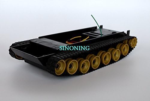 Sinoning Slot Car Vehicle Chassis Cheap Tank Robot DIY Smart Track with Two Motor for Arduino