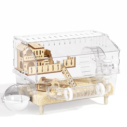 Zofibe Acrylic Hamster Cage