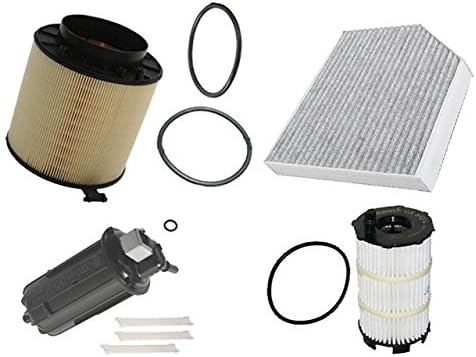 Audi S-5 (08-11) Air Oil Fuel Cabin Filters (4 pcs) GERMAN