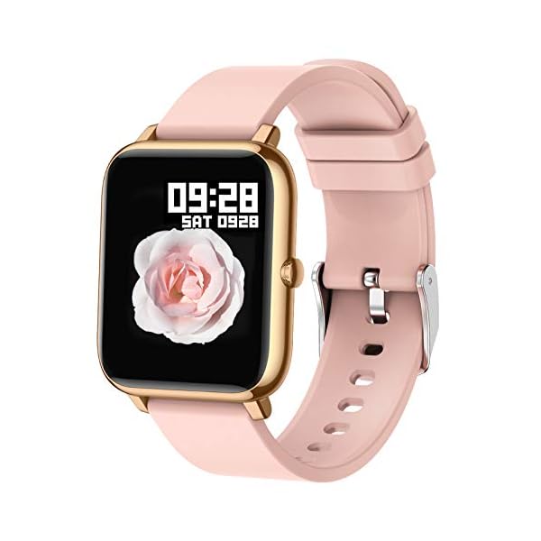 Popglory Smart Watch, Fitness Tracker with Blood Oxygen, Blood Pressure, Heart Rate Monitor, IP67 Waterproof Smartwatch…