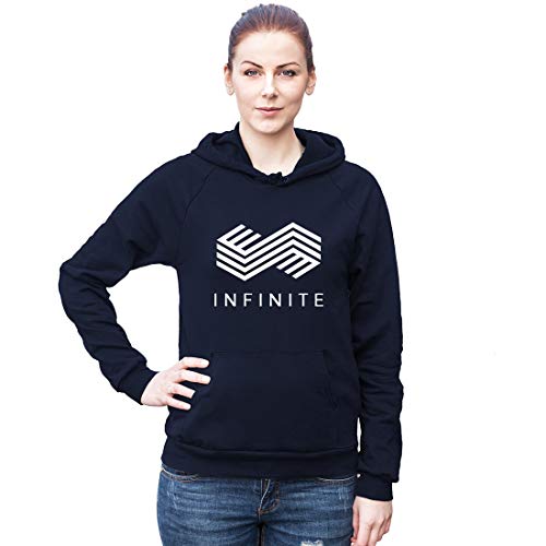 K-POP Infinite 2 Premium Cotton Navy Blue Hoodie