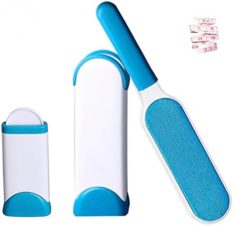 Jinkesi Pet Hair Remover Brush, Fur Remover for Pet Hair Self-Cleaning Base Double Sided Fur Hair Removal tool for Clothes, Furniture, Couch, Carpet