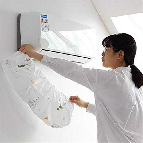jiumoji Hanging Air Conditioner Cover Bedroom Dustproof Air Conditioner Elastic Band Tightening Cover (-A, 86x20x31cm) - Thumbnail 4