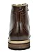 Bruno MARC BERGEN-01 Men's Formal Classic Lace Up Leather Lined Perforated Design Tall Ankle Oxford Boots DARK BROWN SIZE 9