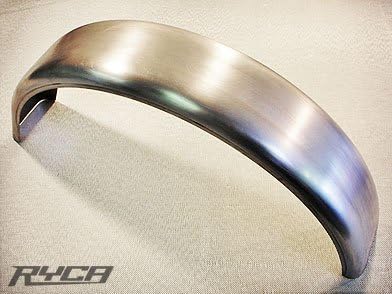 Steel Rear Flat Motorcycle Fender 5 Inch