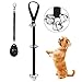 YiPet Dog Doorbells for Potty Training and 1 Training Clicker, 7 Extra Loud Bells Adjustable for Puppy Dog Training, Dog Housebreaking Door Bell