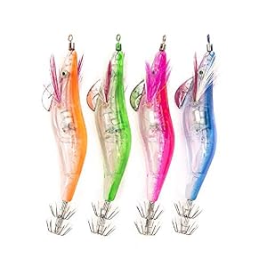 Shuny 4 Pcs Les Appâts Artificiels Pour Crevettes,crevettes Artificielles Bioniques,pêche Leurre De Crevettes Lumineux,largement Utilisé Pour Les Appâts De Pêche Lumineux, Accessoire De Pêche Idéal
