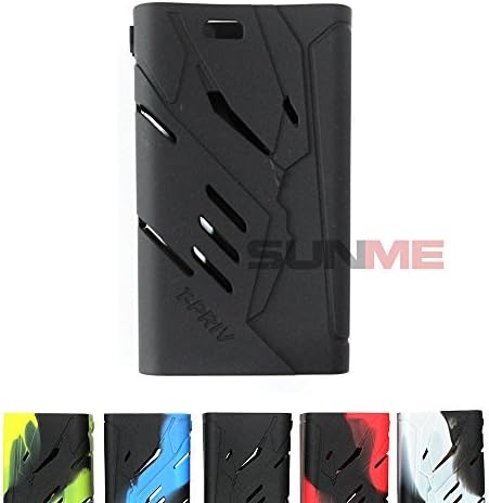 SUNME Protective Silicone Case for SMOK T-PRIV 220W Mod Kit (Black)
