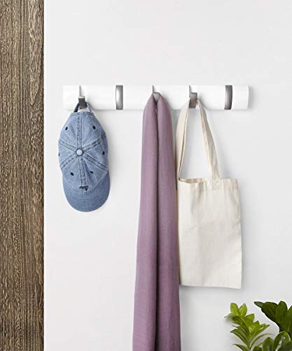 Umbra Flip Coat Rack - White/Nickel - Image 5