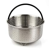 The Tinker Mart - 6qt 8qt Steamer Basket Compatible with Instant Pot Accessories Ninja Foodi - Stainless Steel Insert for 6 Quart 8 Quart Pressure Cooker - Fits IP 6 qt 8 qt - 6Quart 8Quart