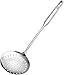 RJ Legend Stainless Steel Kitchen Accessory Utensils Set - Large Slotted Spoon, Fine Mesh Strainer for Cooking, Comfortable Grip w/Anti-Grease Fry Away Ladle, Solidifier Pot,Fat Separator,4.5 - Inches