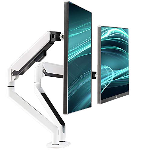 EleTab Dual Arm Monitor Stand Height Adjustable Desk Monitor Mount