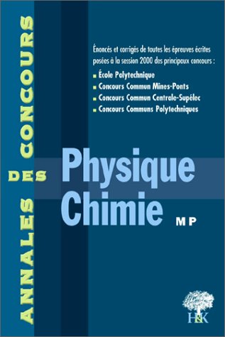 Physique et chimie, MP