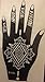 Pack of 5 RIGHT UPPER PART OF HAND AS SEEN IN VOGUE Indian Arabian Tattoo Reusable Stickers LAMINAU Stencils