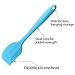 Silicone Spatula,Xpatee 3-piece 600ºF Heat-Resistant Non-stick Flexible Rubber Spatula Baking Spatula Spoon Scraper with Stainless Steel Core