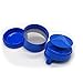 Plastic Herb Tobacco Grinder Crusher Spice Grinder Grinding Powder Container Special Teeth Handle (Blue)